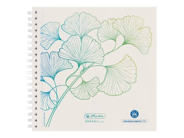 Herlitz GREENline Notizbuch 100 Blätter Weiß (50033522)