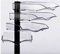 NOVUS CopySwinger IV antracite set da 4 con vassoi portaoggetti B4 incl.-3
