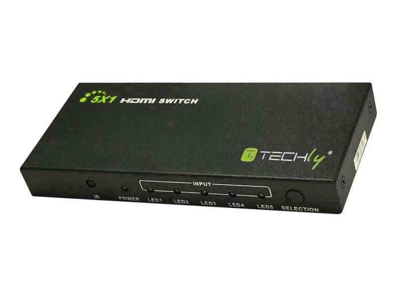 Switch HDMI 5 IN 1 OUT con Telecomando 4K UHD 3D-0