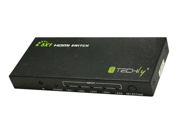 Switch HDMI 5 IN 1 OUT con Telecomando 4K UHD 3D