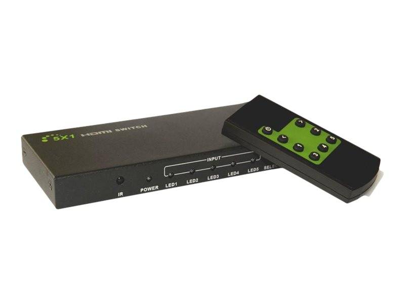 Switch HDMI 5 IN 1 OUT con Telecomando 4K UHD 3D-6