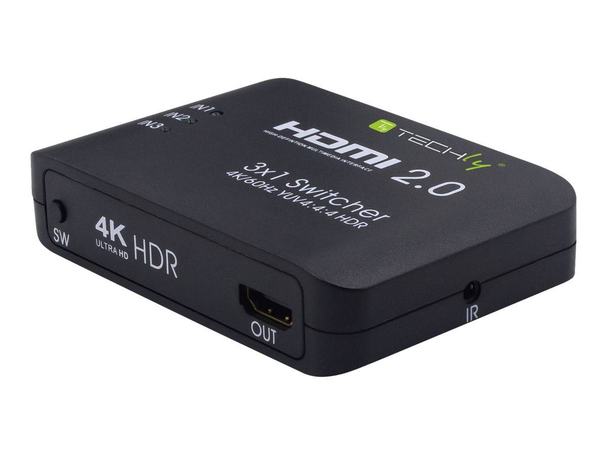 TECHly IDATA-HDMI2-4K3160 Switch HDMI 3840 x 2160 Pixel Nero