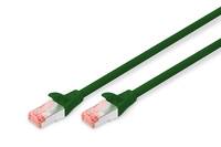 Digitus DK-1644-070/G RJ45 Cavo di rete, cavo patch CAT 6 S/FTP 7.00 m Verde Privo di alogeni, coppie intrecciate, con p-6