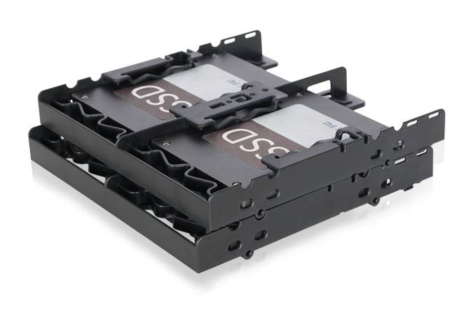 IcyDock FLEX-FIT Quattro MB344SP - 4x2.5? HDD / SSD Bracket for External 5.25? Bay-7