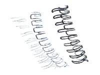 Dorso ad anelli mm.6 metallici silver 34 spirali pz.100-4