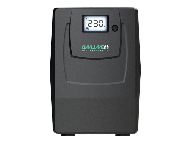 ONLINE USV-Systeme USV YUNTO Smile 800 A linea interattiva 0,8 kVA 480 W 2 presa[e] AC (ONLINE USV Yunto Smile 800 VA)-0