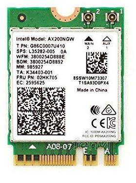 Intel Wi-Fi 6 AX200 - Netzwerkadapter - M.2 2230 / M.2 1216 - Bluetooth 5,0, 802,11ax (AX200.NGWG.NV)-3