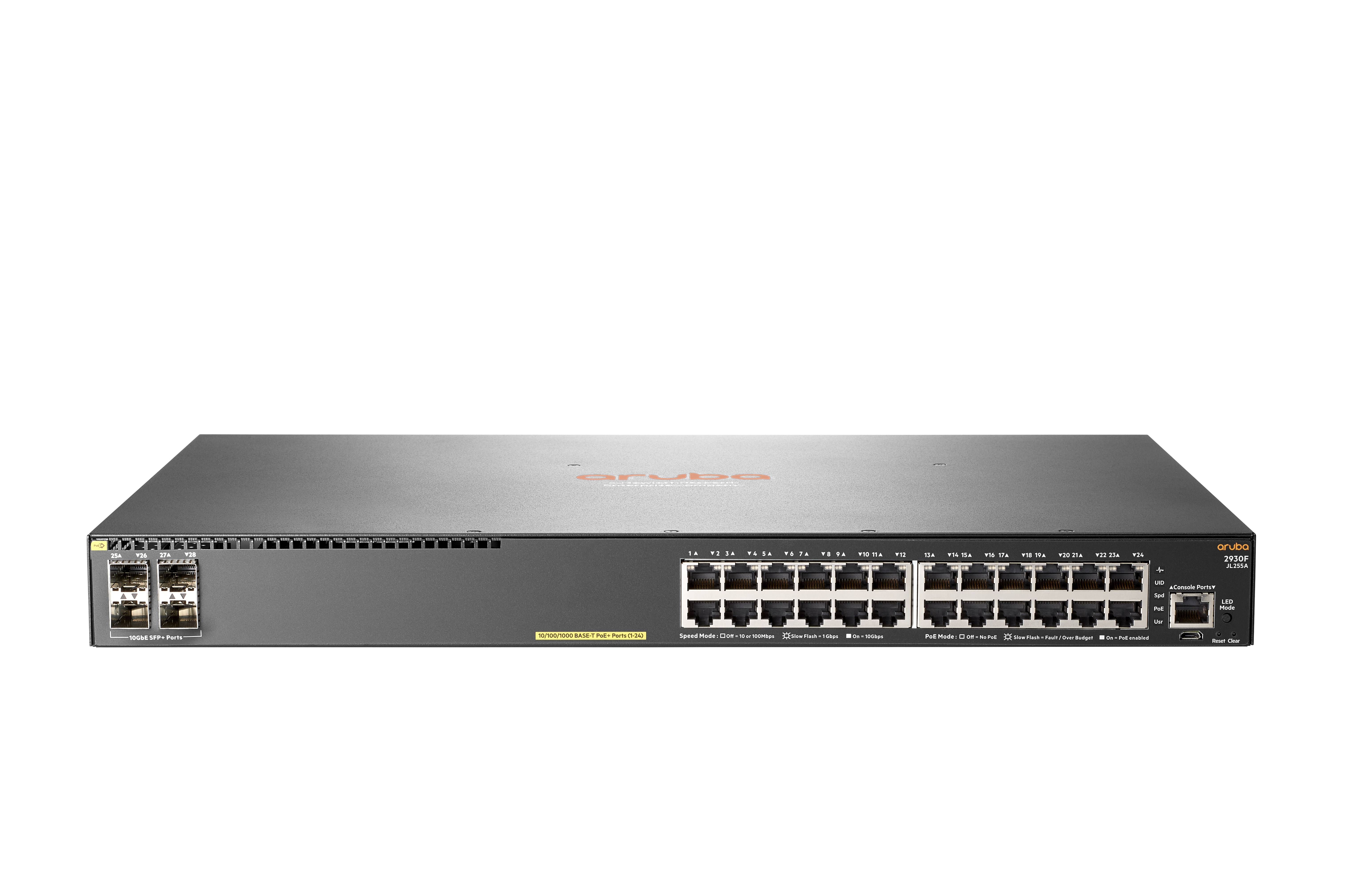 HPE Aruba 2930F 24G PoE+ 4SFP+ Swch-4