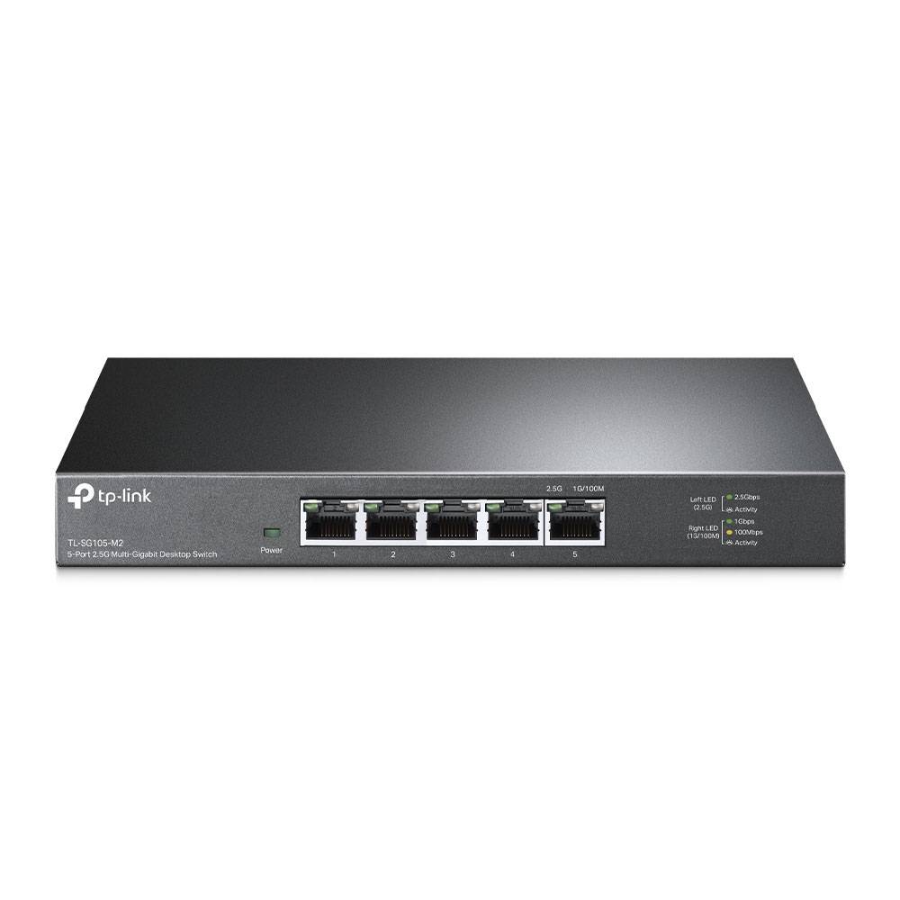 TP-Link TL-SG105-M2 switch di rete Non gestito 2.5G Ethernet (100/1000/2500) Nero-4