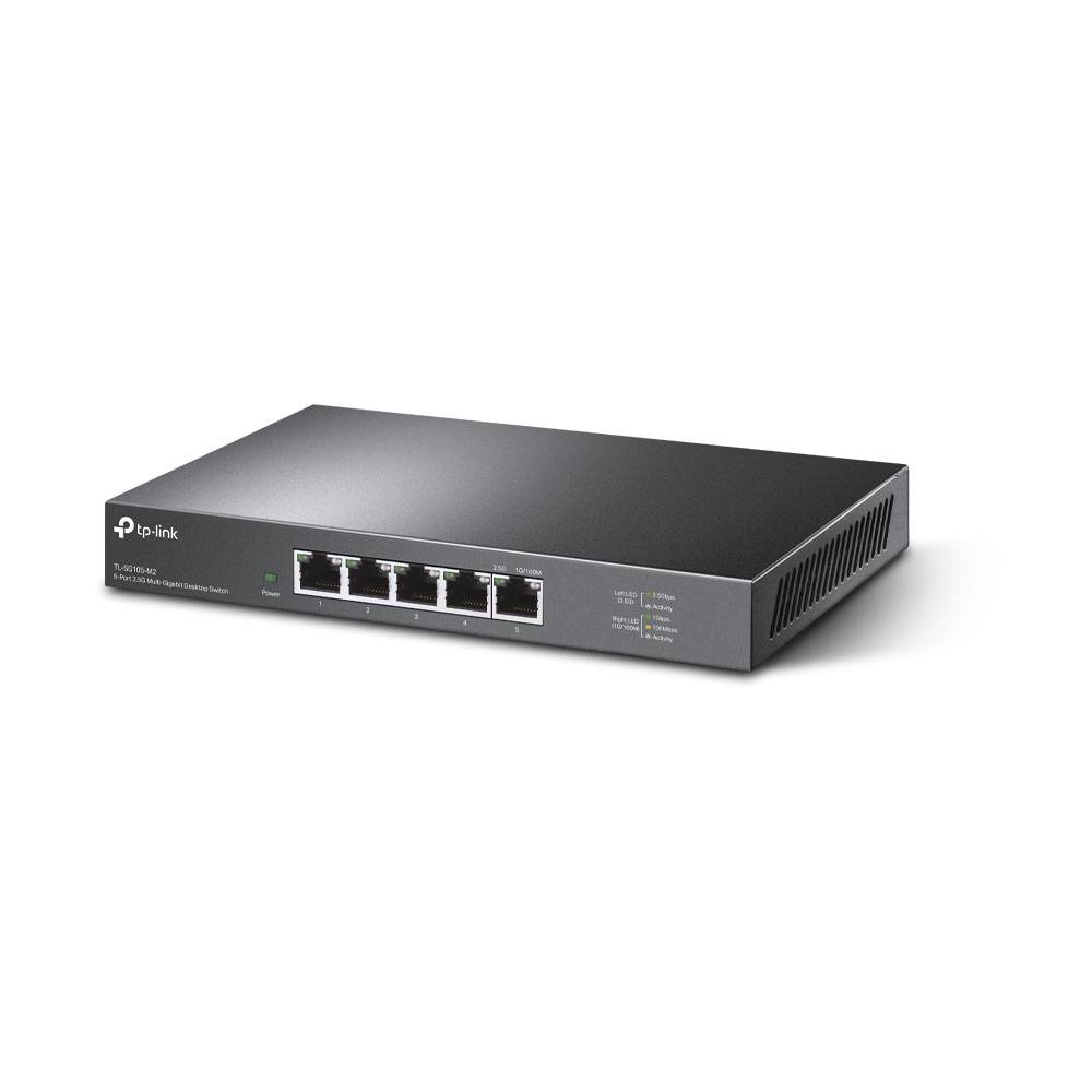 TP-Link TL-SG105-M2 switch di rete Non gestito 2.5G Ethernet (100/1000/2500) Nero-5