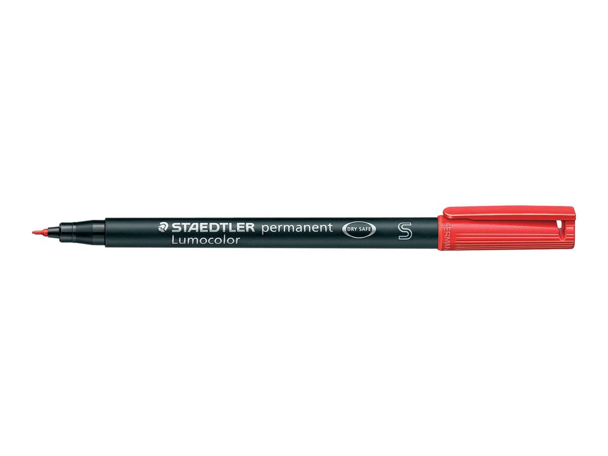 Staedtler Lumocolor 313 WP4 marcatore permanente Nero, Blu, Verde, Rosso 4 pz-0