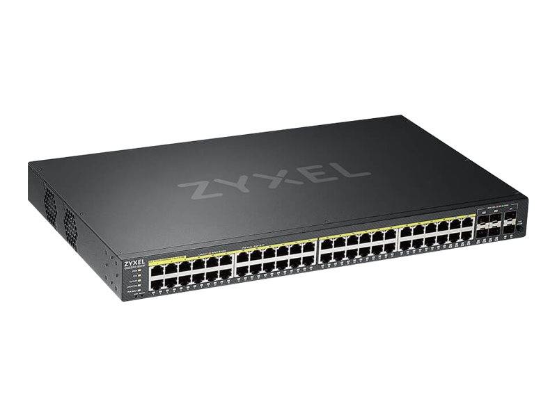 ZyXEL GS2220-50HP 44-Port + 4x SFP/Rj45 +2x SFP GbE L2 managed PoE+ Switch 375W-6