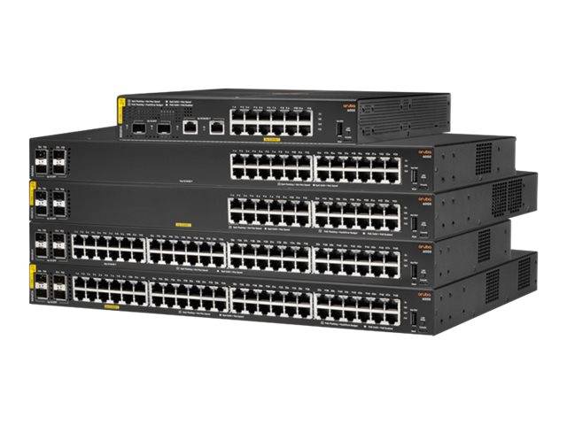 Aruba 6000 48G Class4 PoE 4SFP 370W Managed L3-0