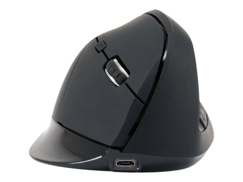 CONCEPTRONIC LORCAN03B MOUSE OTTICO WIRELESS ERGONOMIC BK 6 TASTI RICARICABILE DPI SWITCH-2