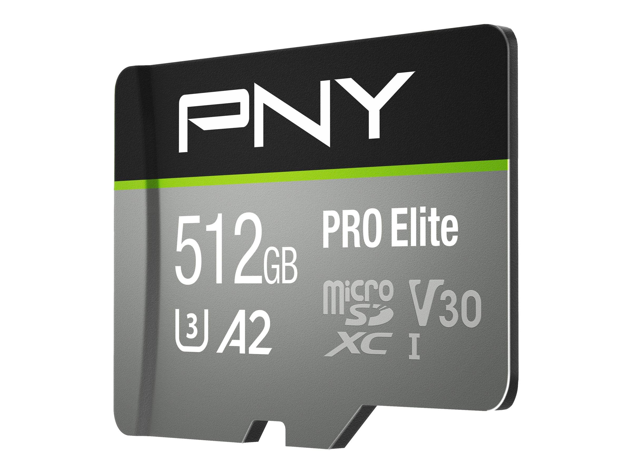 PNY PRO Elite microSDXC 512GB Classe 10-0