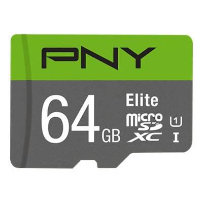 PNY MICROSD ELITE 64GB P-SDUX64U185GW-GE-0