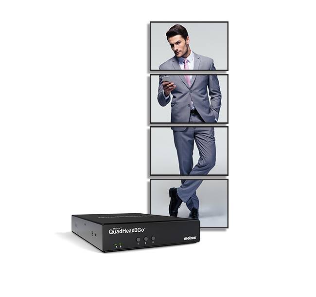 Matrox QuadHead2Go Q155 Multi-Monitor Controller Appliance / Q2G-H4K-7
