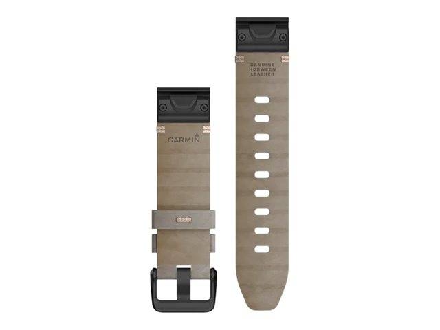 Garmin Cinturino In Pelle Scamosciata Quickfit 20mm, Shale Grey-1