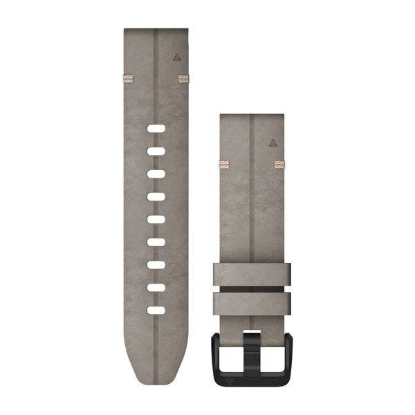 Garmin Cinturino In Pelle Scamosciata Quickfit 20mm, Shale Grey-2