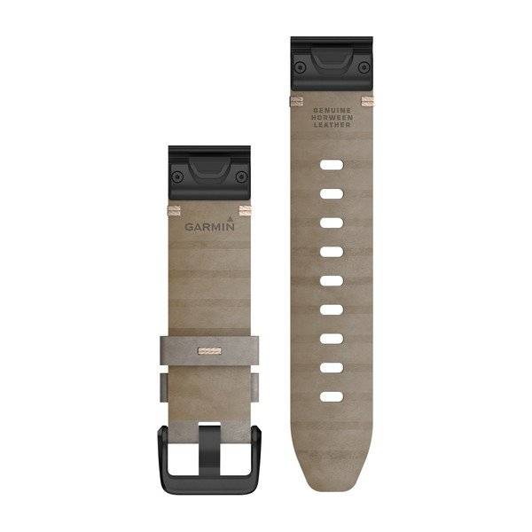 Garmin Cinturino In Pelle Scamosciata Quickfit 20mm, Shale Grey-3