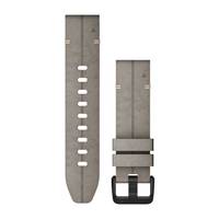 Garmin Cinturino In Pelle Scamosciata Quickfit 20mm, Shale Grey-4