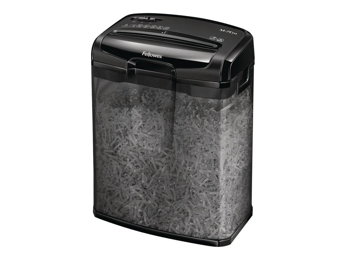 Fellowes m-7cm distruggidocumenti a frammento cestino 13lt capacita 7 fogli-0