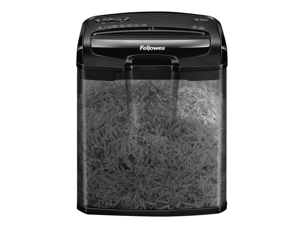 Fellowes m-7cm distruggidocumenti a frammento cestino 13lt capacita 7 fogli-5