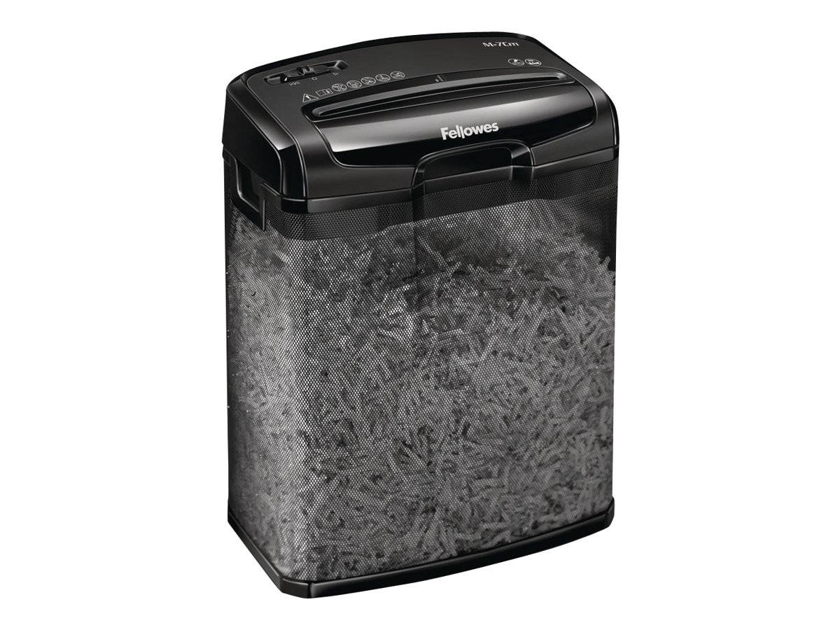 Fellowes m-7cm distruggidocumenti a frammento cestino 13lt capacita 7 fogli-6
