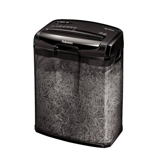 Fellowes m-7cm distruggidocumenti a frammento cestino 13lt capacita 7 fogli-7