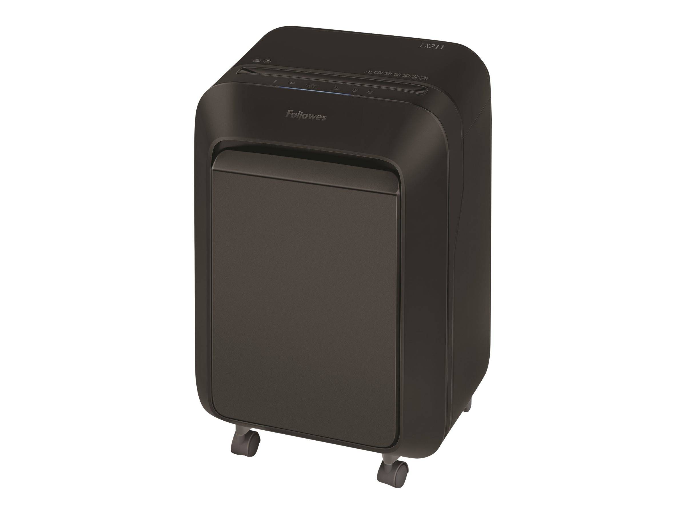 Fellowes lx211 distruggidocumenti a microframmento capacita` 15 fogli cestino da 23 lt nero-0