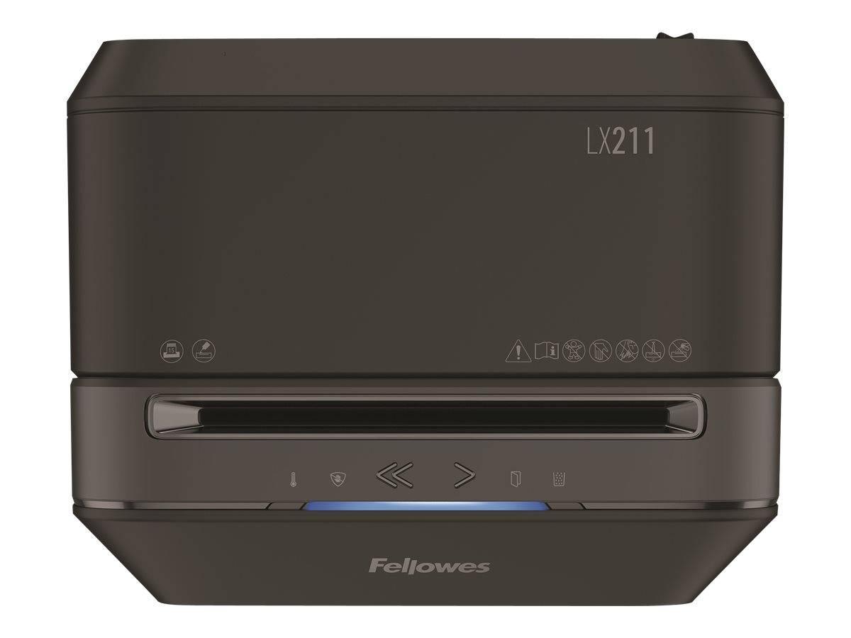 Fellowes lx211 distruggidocumenti a microframmento capacita` 15 fogli cestino da 23 lt nero-6