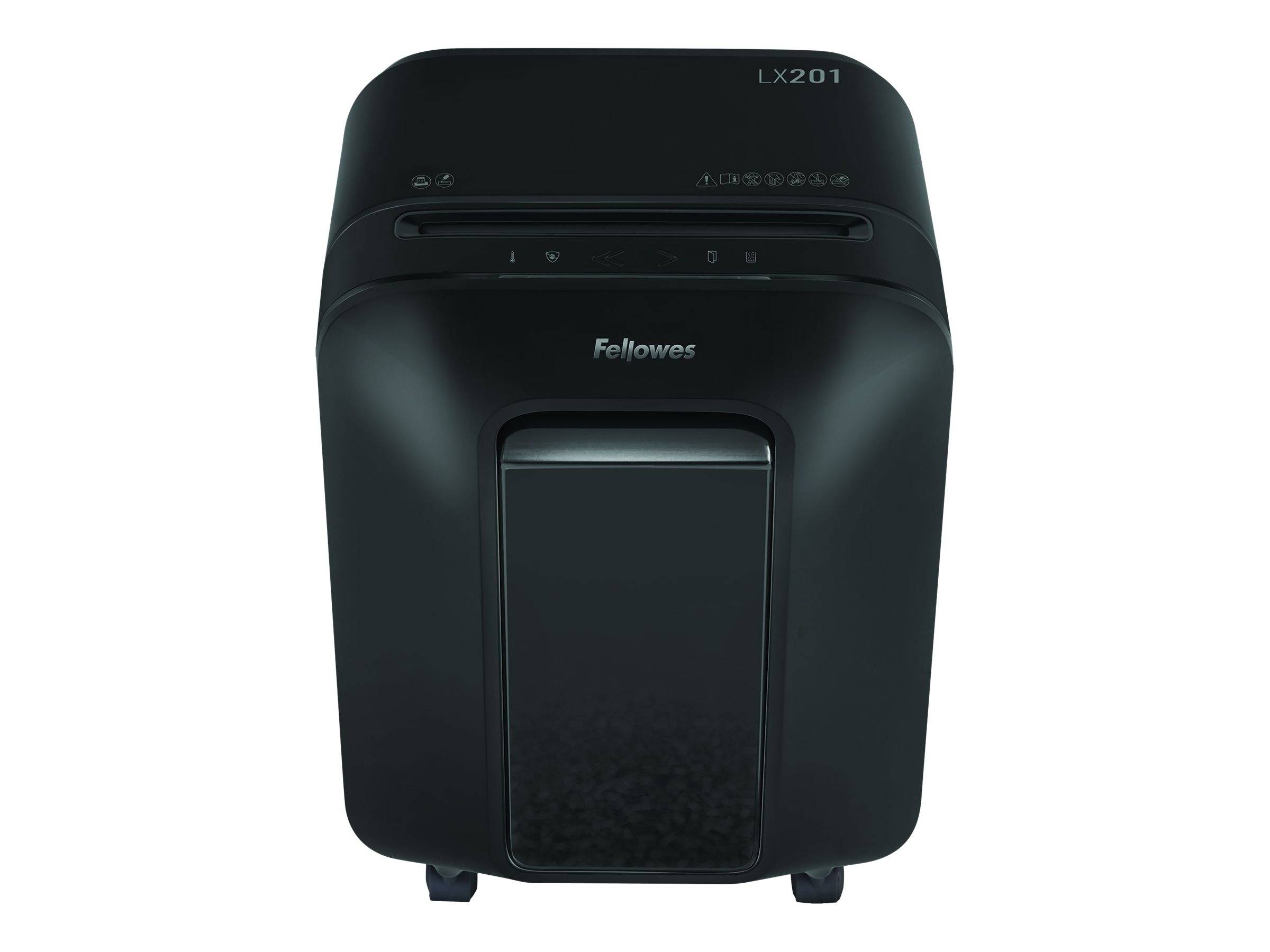 Fellowes lx201 intellibar distruggidocumenti a microframmento cestino 22lt capacita` 12 fogli nero-6