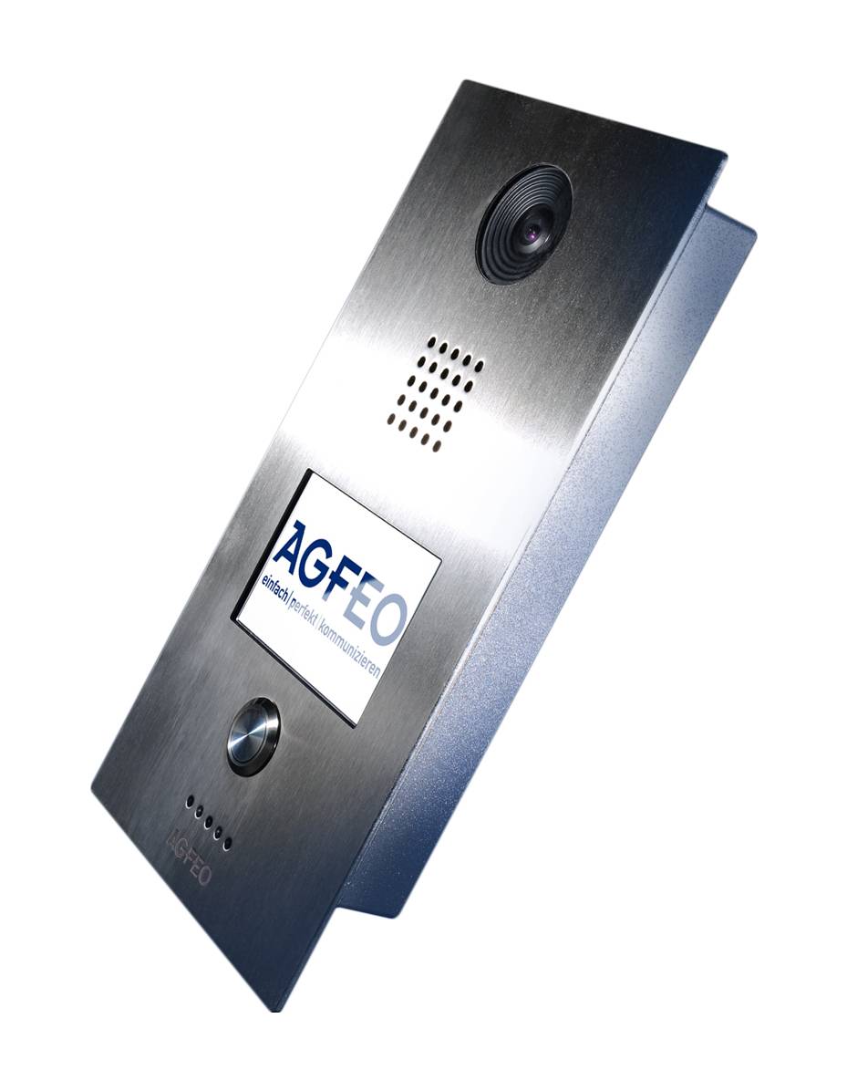 Ã¢â‚¬Â¢ IP-TÃƒÂ¼rsprechstelle aus V4A Edelstahl zum Betrieb an SIP Registraren Ã¢â‚¬Â¢ Schutzklasse IP 65 Ã¢â‚¬Â¢ PoE Ve-5