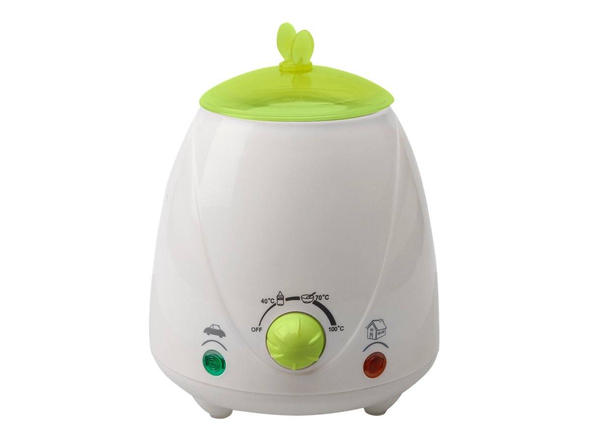 H+H BS 22 Mobiler Babykostwärmer (Stufenlos einstellbar, Weithalsflaschen, Optische Anzeige, Babyflaschenwärmer mit Warm-1