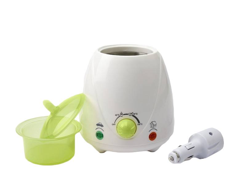H+H BS 22 Mobiler Babykostwärmer (Stufenlos einstellbar, Weithalsflaschen, Optische Anzeige, Babyflaschenwärmer mit Warm-2