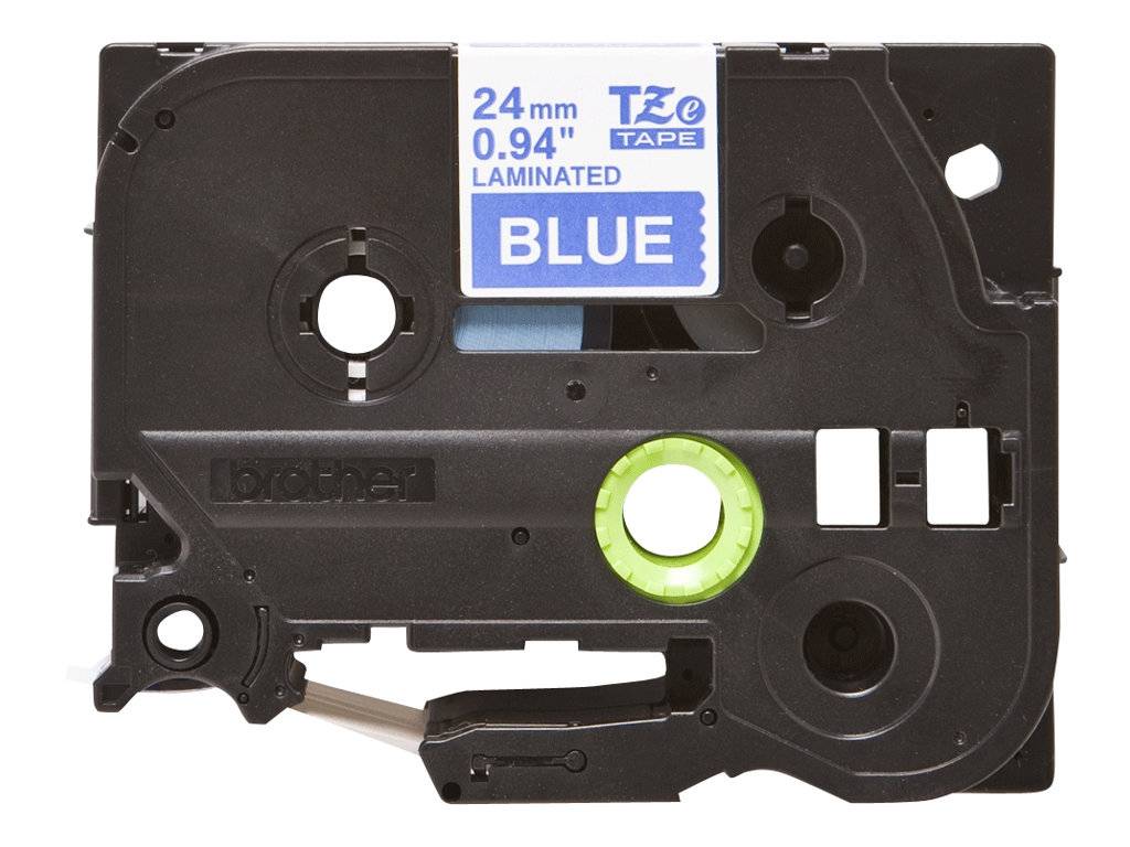 Brother TZe-555 Cassetta nastro Plastica Colore Nastro: Blu Colore carattere: Bianco 24 mm 8 m-5