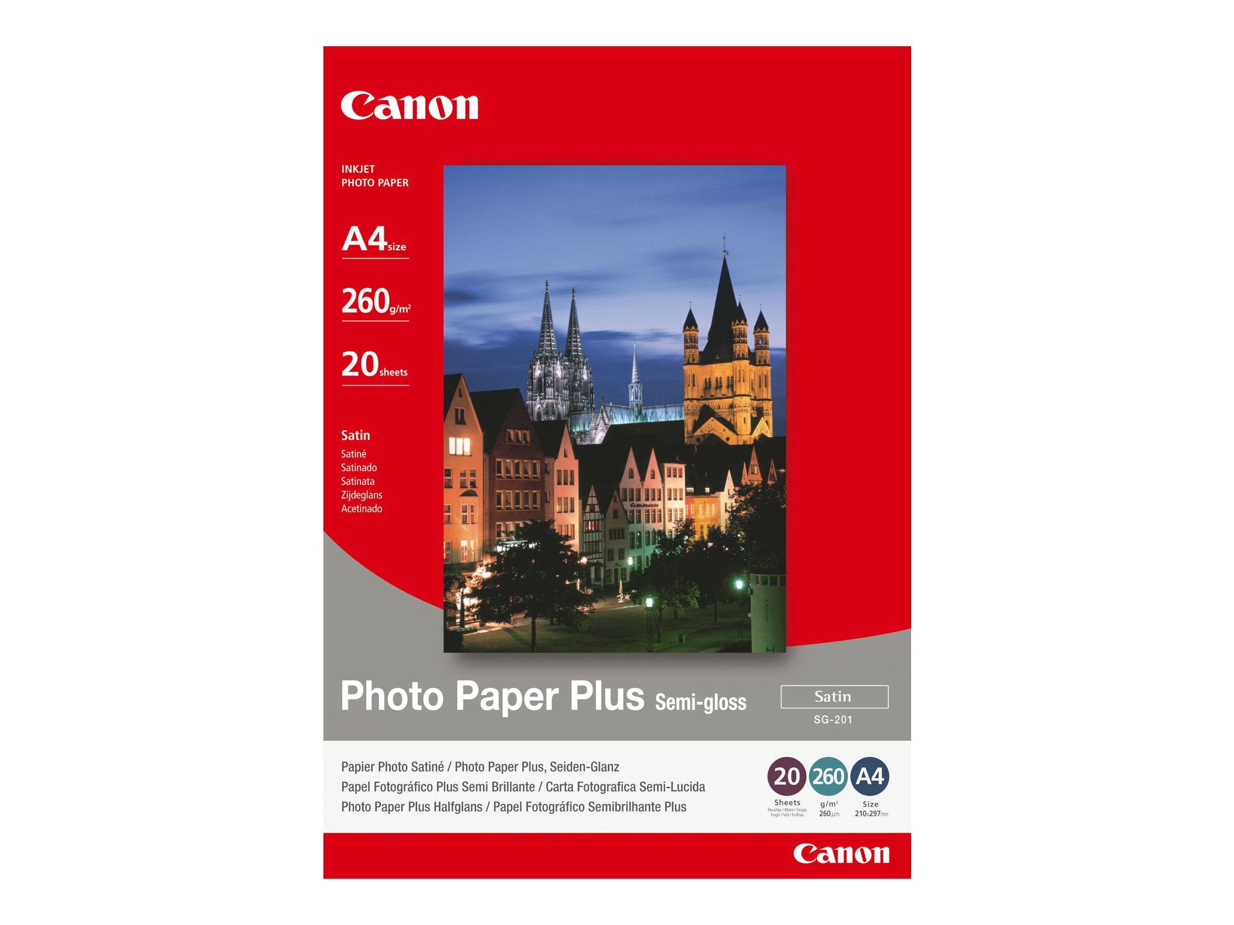 £SG-201 A4 SEMI GLOSSY PHOTO P. 20F-0