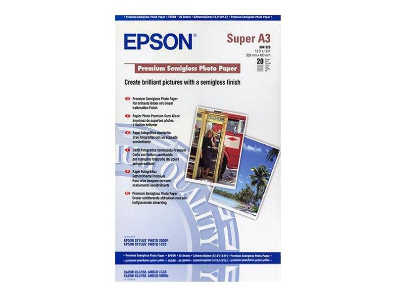 Epson Carta fotografica semilucida Premium C13S041328-0