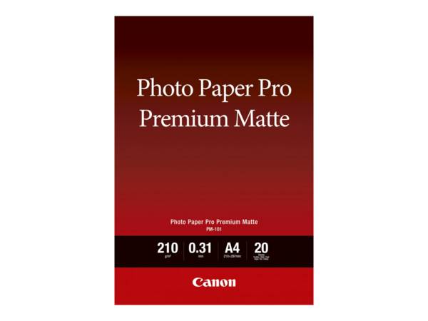 Canon Pro Premium PM-101 - Glatt matt - 310 Mikron - A4 (210 x 297 mm)