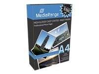 Foto Papier MediaRange hochglänzend A4 160g 100 Blatt (MRINK105)-0