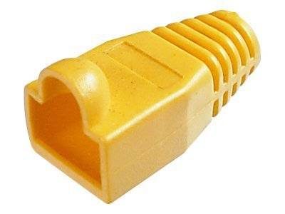 DIGITUS Calotta di protezione connettore per spina RJ45 giallo-1