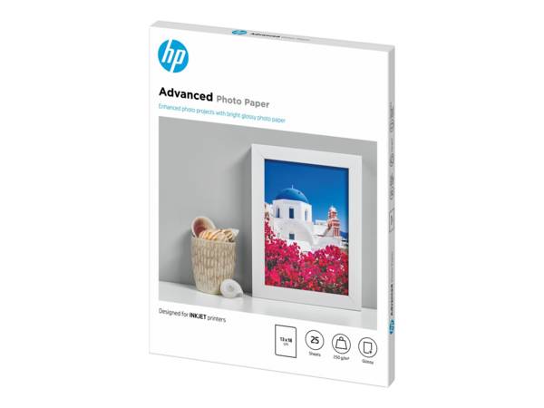 Q8696A HP ADV.GLOS.PHOTO 13X18 25FF