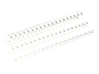 Fellowes Confezione 100 dorsi plastici 6 mm bianco-0