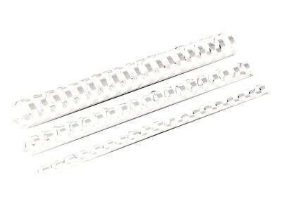 Dorsi plastici FELLOWES bianco ad anello tondo 16 mm - 101-120 fogli conf.100 - 5347005-0