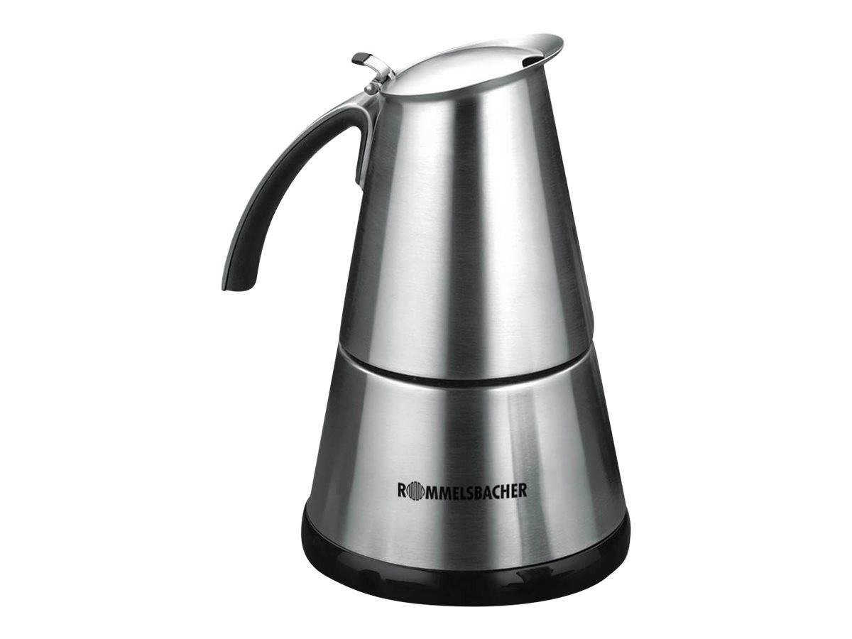Rommelsbacher espressokocher eko 364/e edelstahl 365w-0