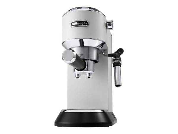 DeLonghi DE LONGHI - De'Longhi DEDICA EC 685.W - Kaffeemaschine mit Milchaufschäumer Macchina caffè a filtri Bianco 1350 W compatibile pad E.S.E.