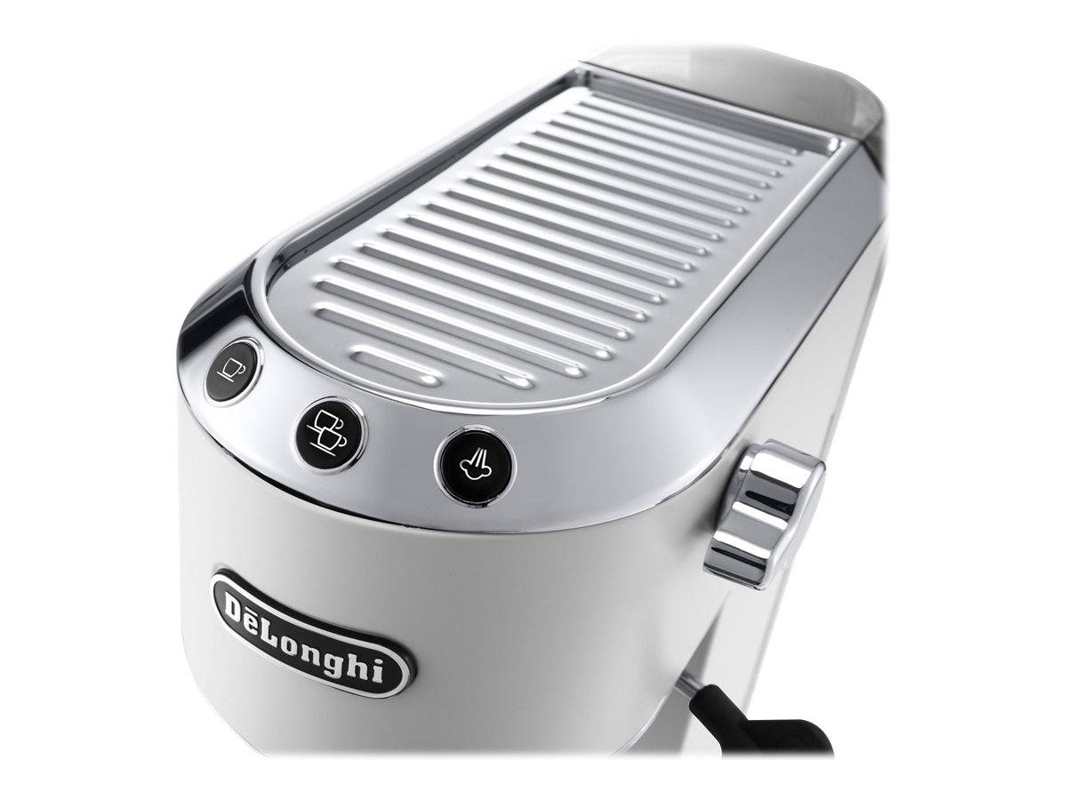 DeLonghi DE LONGHI - De'Longhi DEDICA EC 685.W - Kaffeemaschine mit Milchaufschäumer Macchina caffè a filtri Bianco 1350-1
