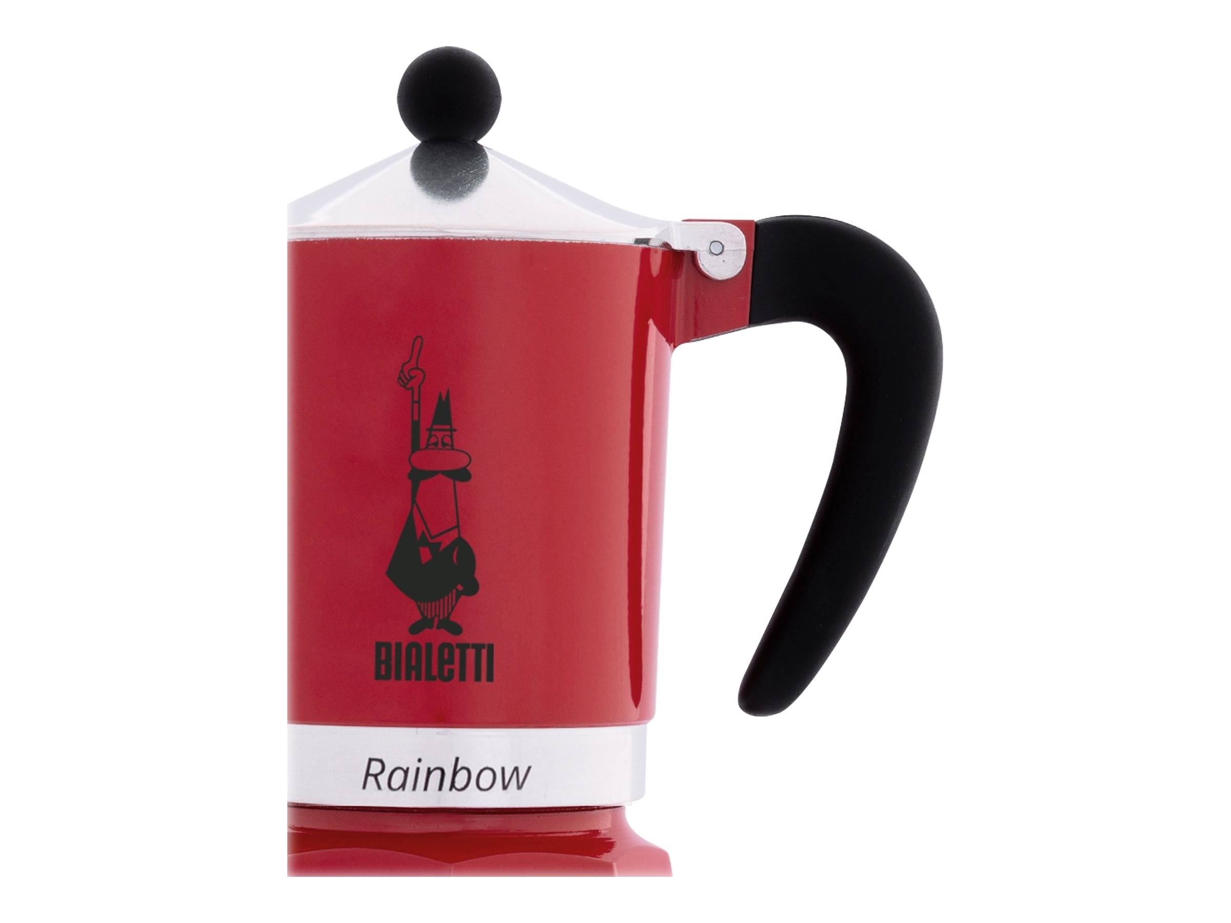 Maker espresso Bialetti Rainbow 3 tazze rosso-1
