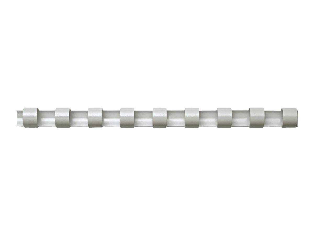 Dorsi plastici FELLOWES bianco ad anello tondo 14 mm - 81-100 fogli conf.100 - 5346604-0