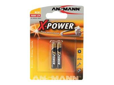 ANSMANN X-POWER Mini AAAA - Batterie 2 x AAAA Alkalisch (1510-0005)-6